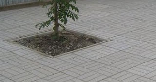 Качественная тротуарная плитка серого цвета в Черняховске в октябре