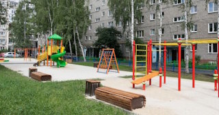 Благоустройство детской площадки во дворе от 1991 руб. в Черняховске